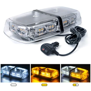 Barra de luz estroboscópica LED Xprite 36 con base magnética automóvil techo advertencia de emergencia - Imagen 1 de 26