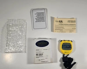 FISHER BRAND TRACEABLE WATERPROOF SHOCKPROOF STOPWATCH 06-662-56 - Picture 1 of 16