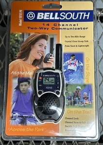 Radio walkie-talkie comunicador bidireccional Bell South 1010 BL 14 canales 2 millas - Imagen 1 de 2