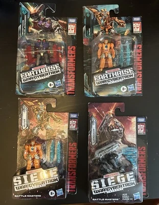 Transformers WFC Siege Earthrise Battle Masters Rung Doublecrosser Lionizer NEW - Image 1 of 4