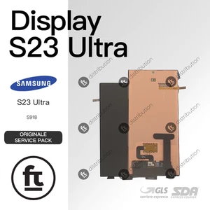 SAMSUNG DISPLAY S23 ULTRA SM-S918 ORIGINALE SERVICE NO FRAME TOUCH SCHERMO - Foto 1 di 1