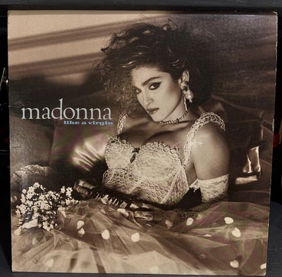 Madonna Like a Virgin 1984 Vinyl LP Sire 1-25157 w/Original Lyric Inner Sleeve - Image 1 of 4