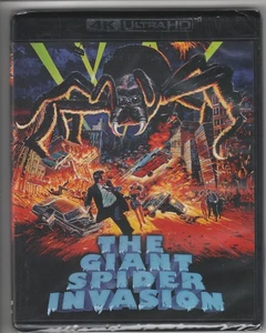 The Giant Spider Invasion (1975, 4K Ultra HD). Dark Force Spine#8. New. - Picture 1 of 2