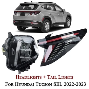 For 2022-2023 Hyundai Tucson SEL Right LED Headlight + Tail Light Assembly 2PCS - Picture 1 of 21