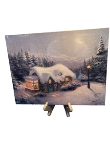 Thomas Kinkafe Springbok Puzzle “Silent Night “ 1999 500 pcs New/Factory Sealed - Picture 1 of 9