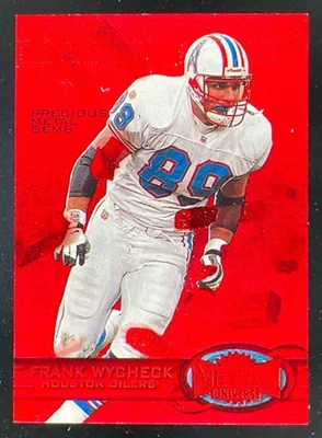 1997 Skybox Metal Universe Precious Metal Gems Red #120 Frank Wycheck /150 - Image 1 of 2