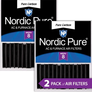 16x20x5 (4 3/8) Honeywell/Lennox Replacement Odor Reduction Merv 8 Filters 2 PK - Picture 1 of 7