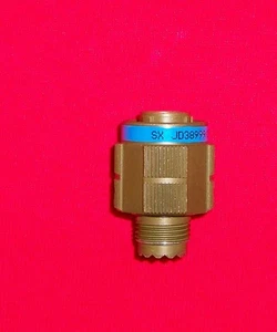 Amphenol Mil-Spec 3 Position Circular Connector Copper Alloy D38999/26WA98PN - Picture 1 of 8