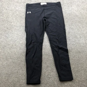Under Armour Leggings Youth XL Black Compression Pants Performance Athletic YXL - Picture 1 of 9