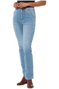 DG2 by Diane Gilman Women's Stretch Denim StraightLeg Jean Chambray - Picture 1 of 1