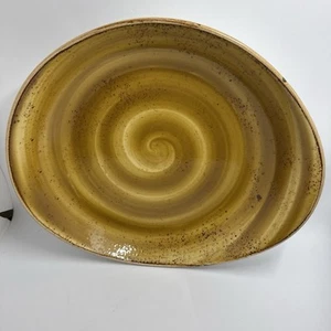 Steelite Craft, Inglaterra: cuenco amarillo estilo libre 32 OZ 11 x 9,5 pulgadas cerámica - Imagen 1 de 7
