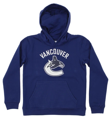 Outerstuff NHL Youth Vancouver Canucks Primary Logo Fleece Hoodie Cover