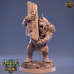 Troll Tundra The Crusher, D&D Wargaming Fantasy RPG Fighter Barbarian Miniature - Picture 1 of 4