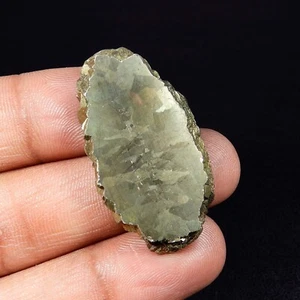 Golden Pyrite Slice Geode Cabochon Loose Natural Gemstone 67 Cts PS-24 - Picture 1 of 6