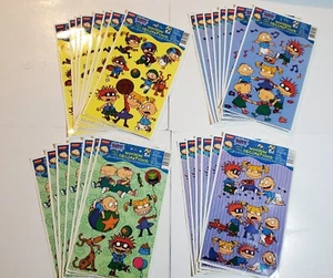 Vtg Rugrats Nickelodeon Static Cling Window Decorations Tommy Chuckie Lot Of 4 - Picture 1 of 4