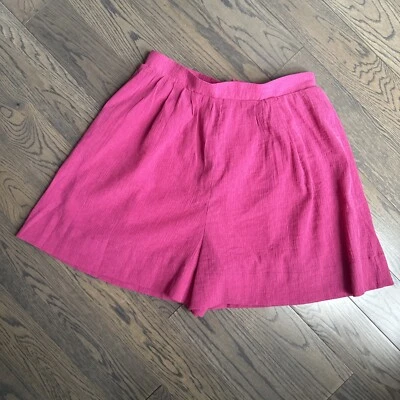 热卖粉色 H&M 高腰短裤 4 码 — 第 1/4 张图片