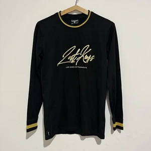 LAST KINGS Mens Black Long Sleeve T-shirt Size S Tyga - Picture 1 of 8