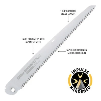 Silky 122-30 Replacement Blade for GOMBOY 300mm Pruning Saw - Image 1 of 3