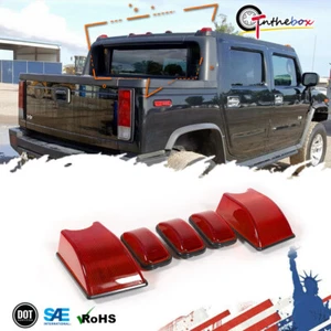Kit de carcasa de luz de separación de techo de cabina delantera o trasera roja para Hummer H2 SUT 2003-09 - Imagen 1 de 11