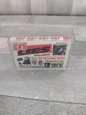 Guns N' Roses G N' R Lies Cassette Tape Geffen Records Very Good Axl Rose Slash - Image 1 of 4