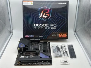 ASRock B650E PG Riptide WiFi AM5 ATX AMD Motherboard - Picture 1 of 8