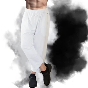 Hombres Musulmanes Pantalones Sueltos Cordón Buggy Pantalones Afganos Bajo Jubbah - Imagen 1 de 11