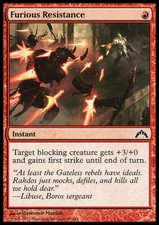 Furious Resistance X4 NM Gatecrash MTG Magic Cards Red Common
