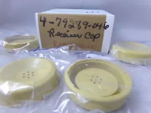 Nuevo de lote antiguo ITT Telecom 4-79289-046 PSN 000068 tapa receptora amarilla paquete de 4 072622WT4 - Imagen 1 de 3