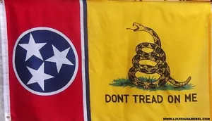 TENNESSEE GADSDEN DON'T TREAD ON ME PATRIOTIC USA - GADSDEN SNAKE - Picture 1 of 4