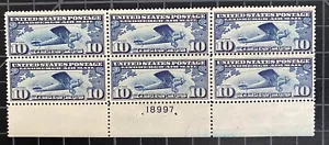 US Stamps-SC# C10 - Plate Block - MOG NH - SCV = $130.00 - Picture 1 of 2