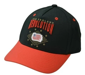 New England Revolution Mitchell & Ness MLS Floater 2Tone Adjustable Soccer Hat - Picture 1 of 6