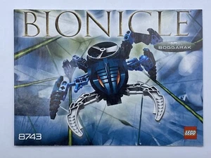 LEGO Bionicle (8743) ~ MANUAL DE INSTRUCCIONES Solo Libro ~ Visorak Boggarak - Imagen 1 de 1