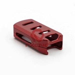 Key Fob Cover Case Remote Keyless Holder For Honda Monkeybike Z125 Red Aluminum - Picture 1 of 8