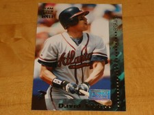 1994 Stadium Club 1st Day Issue #49 David Justice