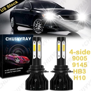 4Side 9005 LED Headlight Bulb High Beam For LEXUS IS300 2001 2002 2003 2004 2005 - Picture 1 of 12