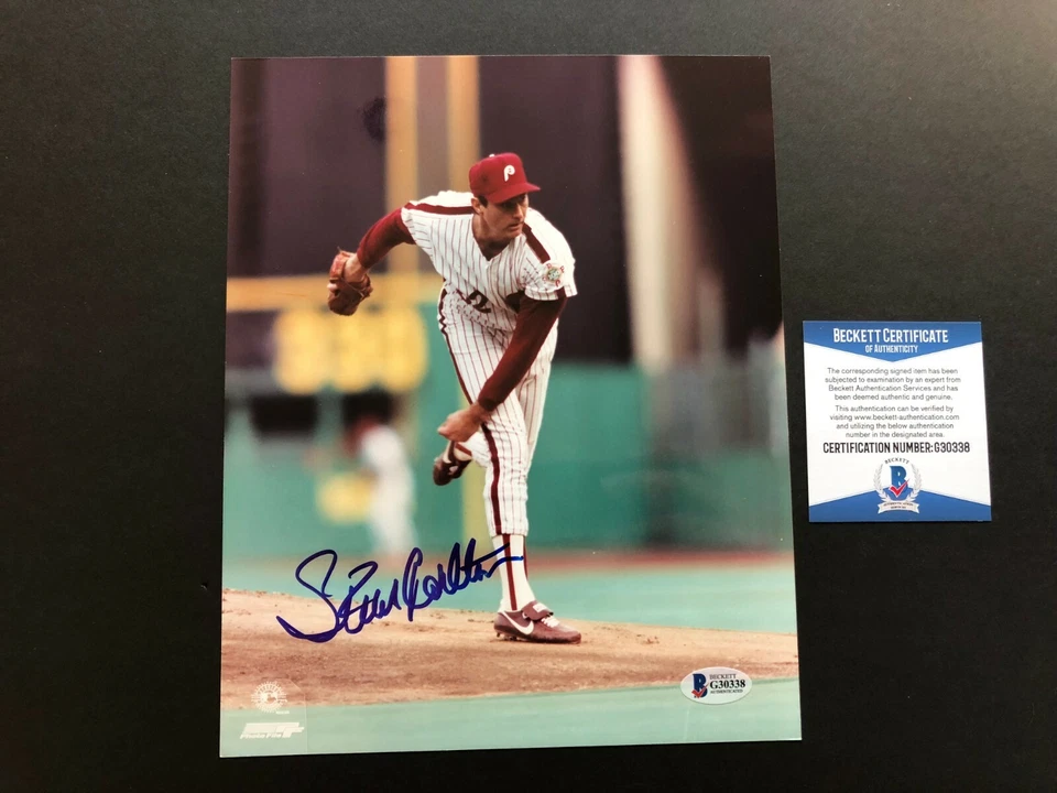 Steve Carlton Hot! signed autographed Phillies 8x10 photo Beckett BAS coa - Image 1 of 1