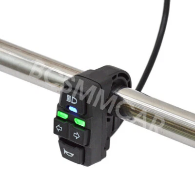 Headlight Turn Signal Horn Switch Button For Motorcycle Ebike Scooter Handlebar - Image 1 of 4