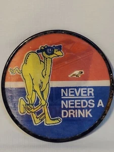 Delco Freedom V Never Needs A Drink Holographic Advertising Pin - Picture 1 of 5