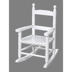 OPENBOX Gift Mark Childs Double Slat Back Rocking Chair White - Picture 1 of 1