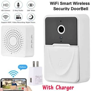 Wireless Security Smart WiFi Doorbell Video Phone Camera Door Bell Ring Intercom - Picture 1 of 12