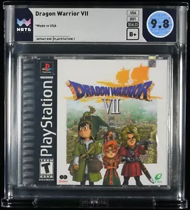 Dragon Warrior VII (Dragon Quest 7) PS1 Graded WATA 9.8 B+ New Sealed - Picture 1 of 2
