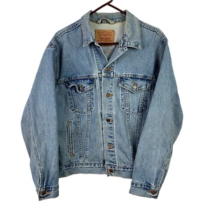 90s Levi's 527 Buttons Stamp 70507 0389 Trucker Jacket Mens Medium USA - Picture 1 of 11