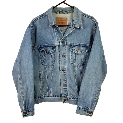 90-е Levi's 527 кнопки штамп 70507 0389 водитель грузовика куртка мужская средний США - Изображение 1 из 4