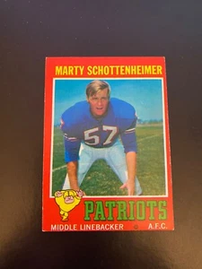 1971 TOPPS FOOTBALL #3 MARTY SCHOTTENHEIMER (RC)!! (N) $1 SHIPPING!! - Picture 1 of 2