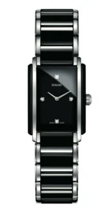Rado Integral Diamonds Ceramic Stainless Steel Women's Watch R20613712 - Picture 1 of 4