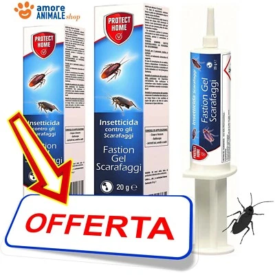 SBM FASTION GEL → 20 gr - Siringa Insetticida SCARAFAGGI BLATTE Cimici Formiche
