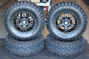 YAMAHA RHINO 450 28" KLEVER X/T RADIAL ATV TIRE 14" HD7 WHEEL KIT IRS1CA - Picture 1 of 9