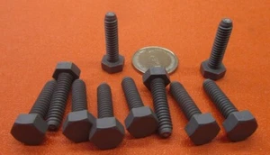 Cap Screw Bolt, Full Thread, Fiberglass 1/4"-20 x 1.00" Length, 10 pc - Picture 1 of 14