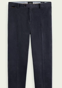 SCOTCH & SODA The Stuart velluto a coste cinese slim-fit - grafite - 30X30 - Nuovo con etichette - Foto 1 di 5