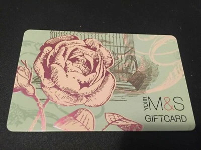 MARKS & SPENCER ( UK ) Pink Rose ( 2010 ) Foil Gift Card ( $0 ) - Image 1 of 2